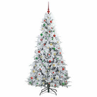 Albero di Natale Artificiale con Rami Pieghevoli Verde 210 cm 3397505