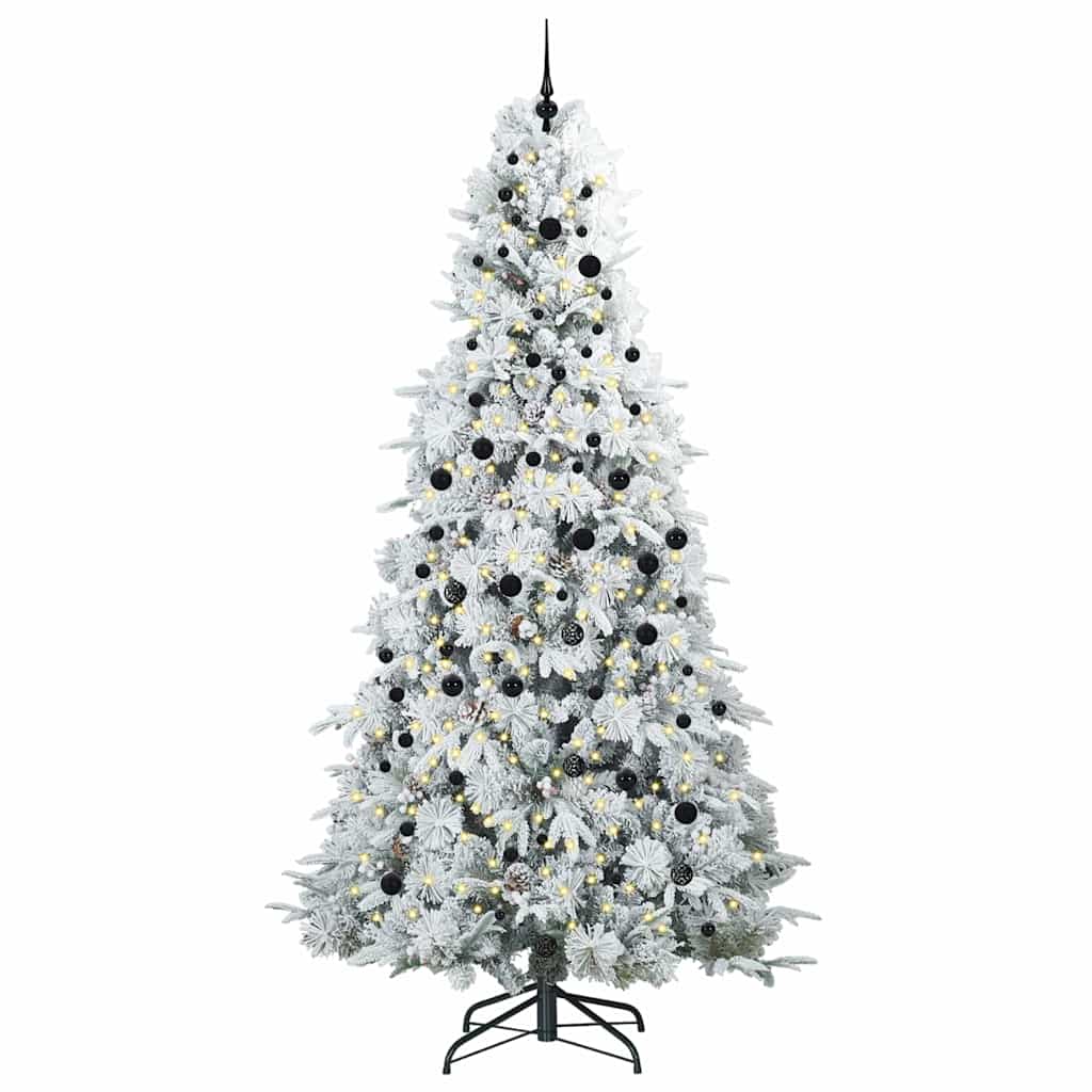 Albero di Natale Artificiale con Rami Pieghevoli Verde 240 cm 3397511