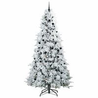 Albero di Natale Artificiale con Rami Pieghevoli Verde 240 cm 3397511