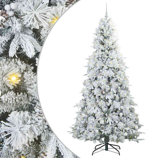 Albero di Natale Artificiale con Rami Pieghevoli Verde 240 cm 3397513