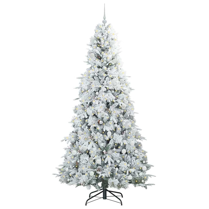 Albero di Natale Artificiale con Rami Pieghevoli Verde 240 cm 3397513