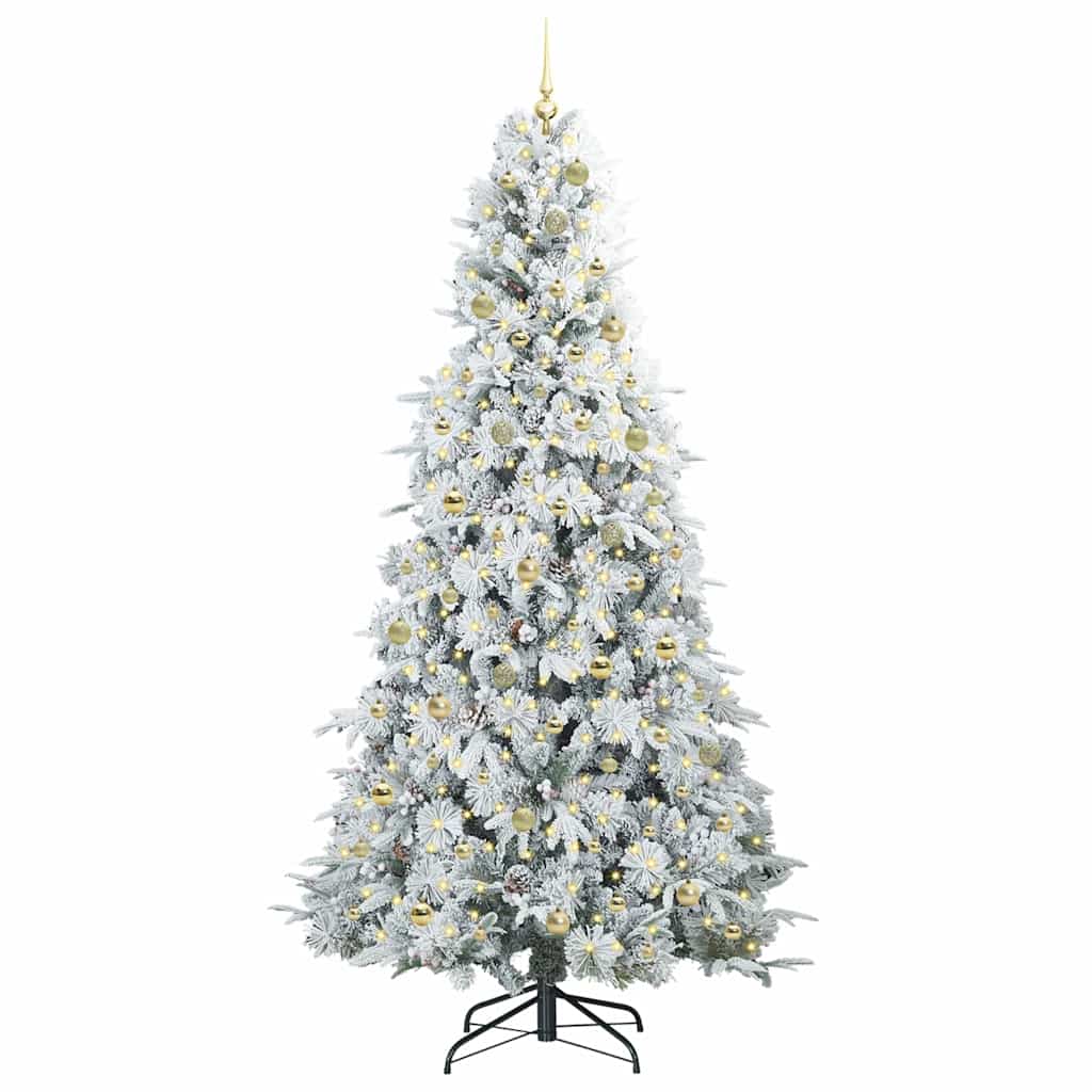 Albero di Natale Artificiale con Rami Pieghevoli Verde 240 cm 3397514