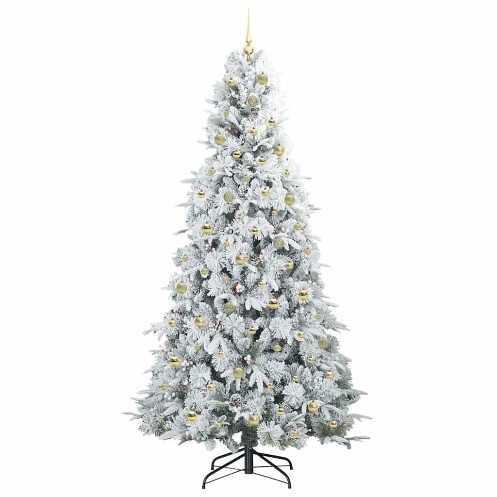 Albero di Natale Artificiale con Rami Pieghevoli Verde 240 cm 3397514