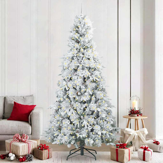 Albero di Natale Artificiale con Rami Pieghevoli Verde 240 cm 3397515