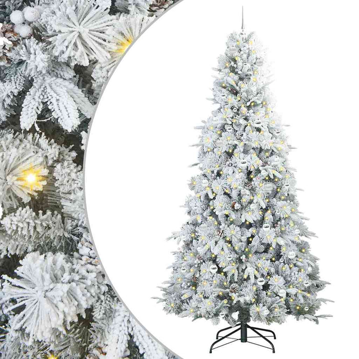Albero di Natale Artificiale con Rami Pieghevoli Verde 240 cm 3397515