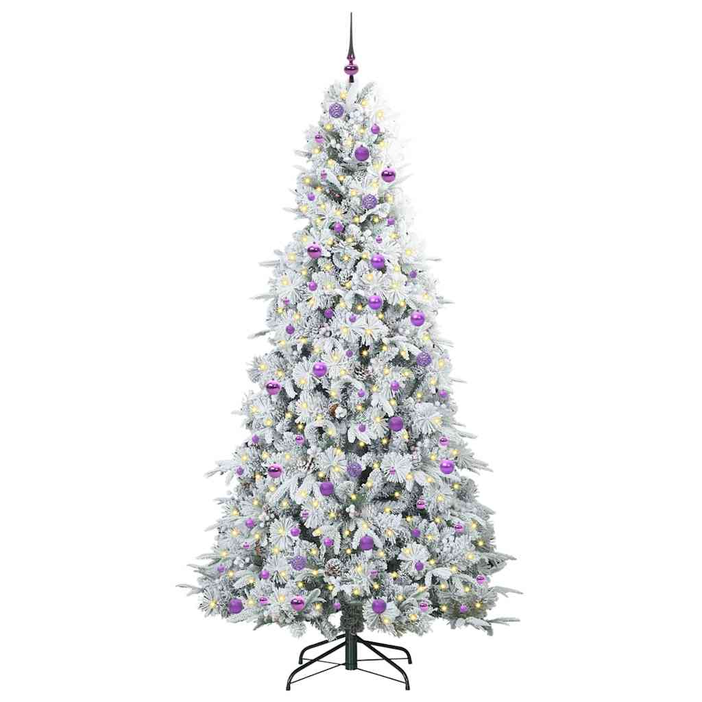 Albero di Natale Artificiale con Rami Pieghevoli Verde 240 cm 3397516