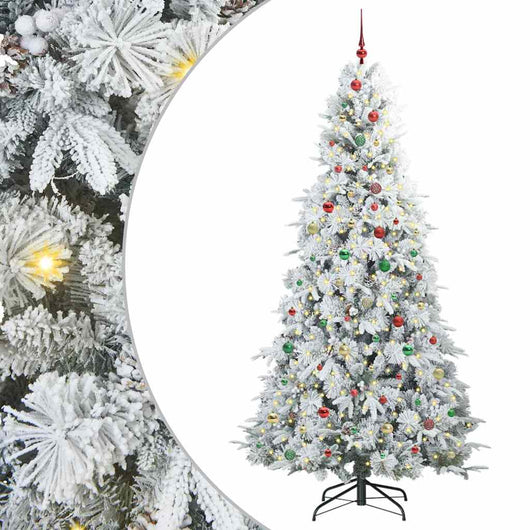 Albero di Natale Artificiale con Rami Pieghevoli Verde 240 cm 3397518
