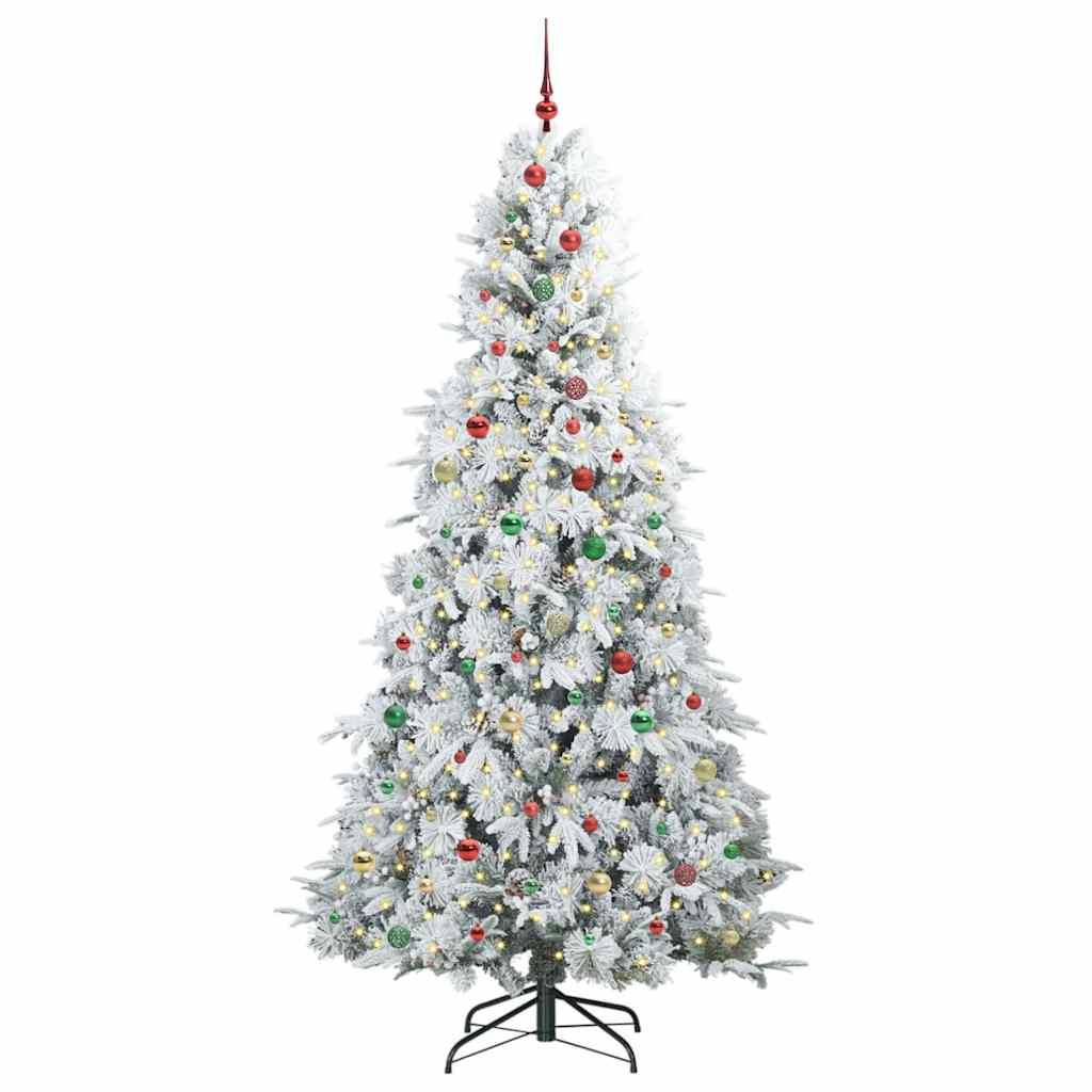 Albero di Natale Artificiale con Rami Pieghevoli Verde 240 cm 3397518