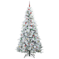 Albero di Natale Artificiale con Rami Pieghevoli Verde 240 cm 3397518