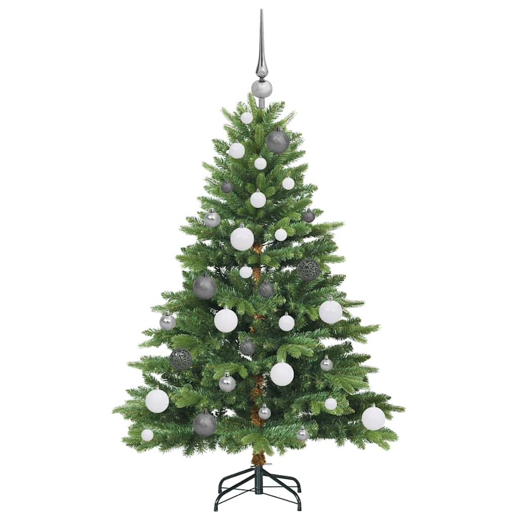 Albero di Natale artificiale con 150 LED Verde 120 cm PE e PVC 3397522