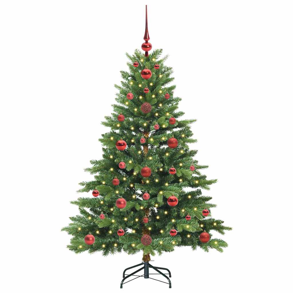 Albero di Natale artificiale con 150 LED Verde 120 cm PE e PVC 3397523