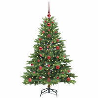 Albero di Natale artificiale con 150 LED Verde 120 cm PE e PVC 3397523
