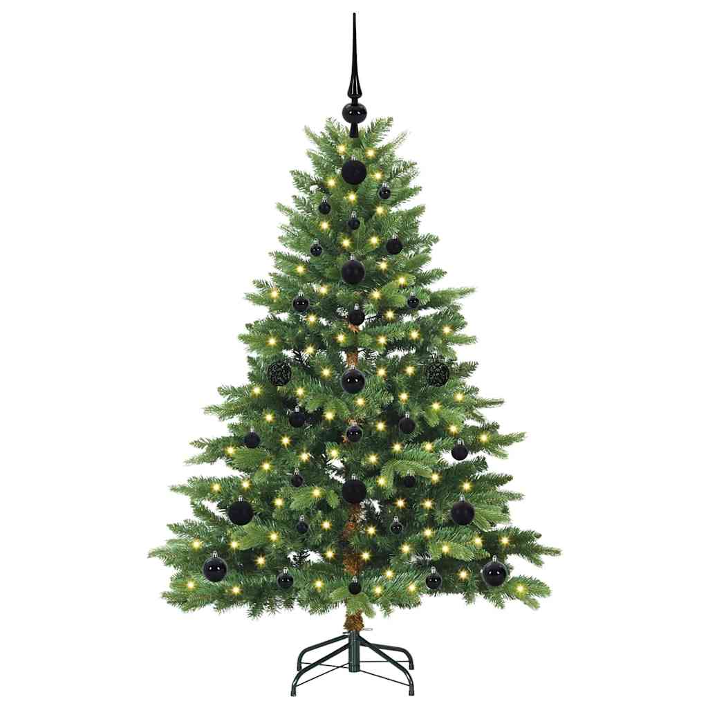Albero di Natale artificiale con 150 LED Verde 120 cm PE e PVC 3397524
