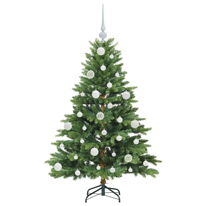 Albero di Natale artificiale con 150 LED Verde 120 cm PE e PVC 3397526