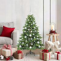Albero di Natale artificiale con 150 LED Verde 120 cm PE e PVC 3397528