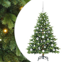 Albero di Natale artificiale con 150 LED Verde 120 cm PE e PVC 3397528