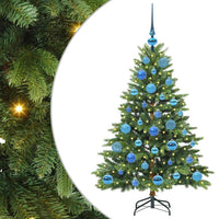 Albero di Natale artificiale con 150 LED Verde 120 cm PE e PVC 3397530