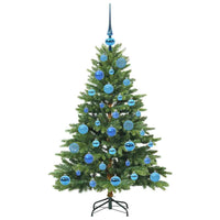 Albero di Natale artificiale con 150 LED Verde 120 cm PE e PVC 3397530