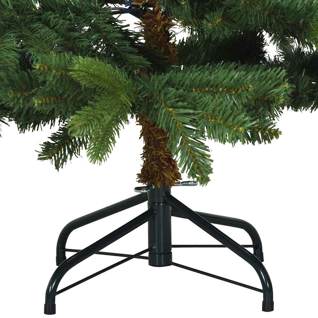 Albero di Natale Artificiale-Albero Natalizio con 150 LED Verde 150 cm PE e PVC 322290