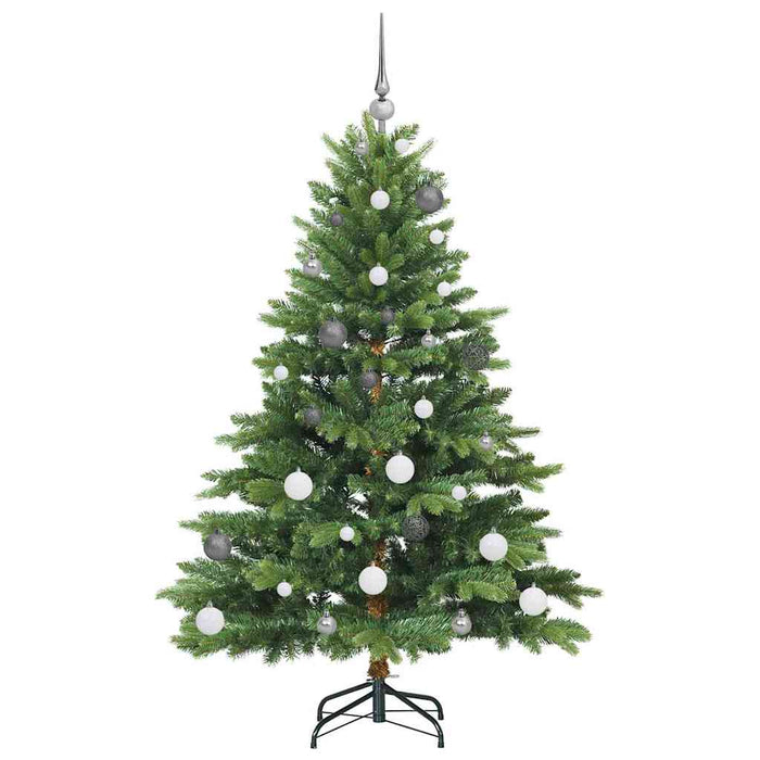 Albero di Natale artificiale con 150 LED Verde 150 cm PE e PVC 3397535