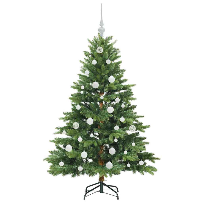 Albero di Natale artificiale con 150 LED Verde 150 cm PE e PVC 3397539