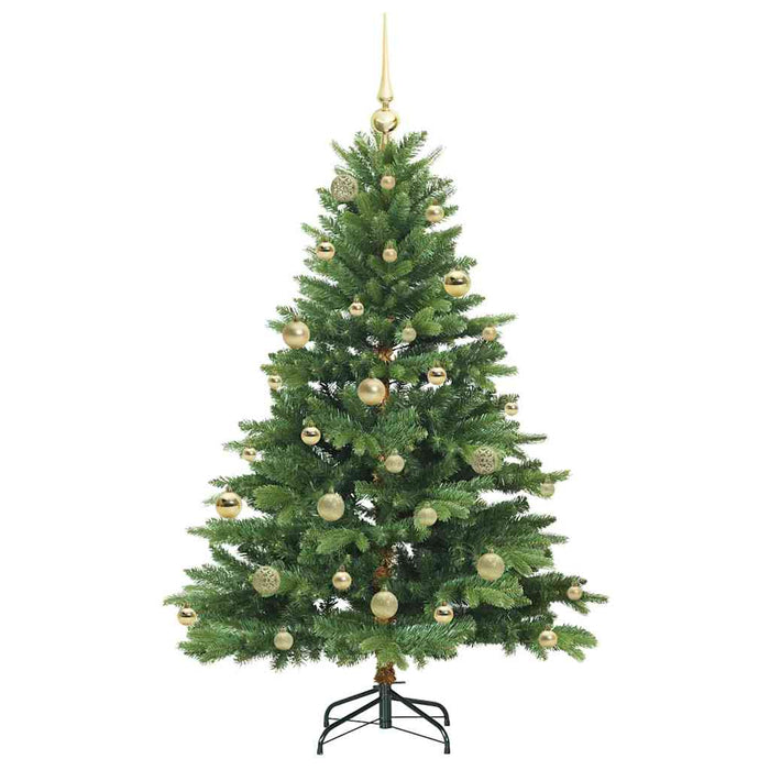 Albero di Natale artificiale con 150 LED Verde 150 cm PE e PVC 3397540