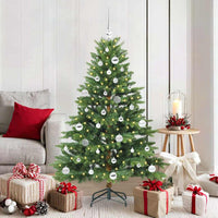 Albero di Natale artificiale con 150 LED Verde 150 cm PE e PVC 3397541