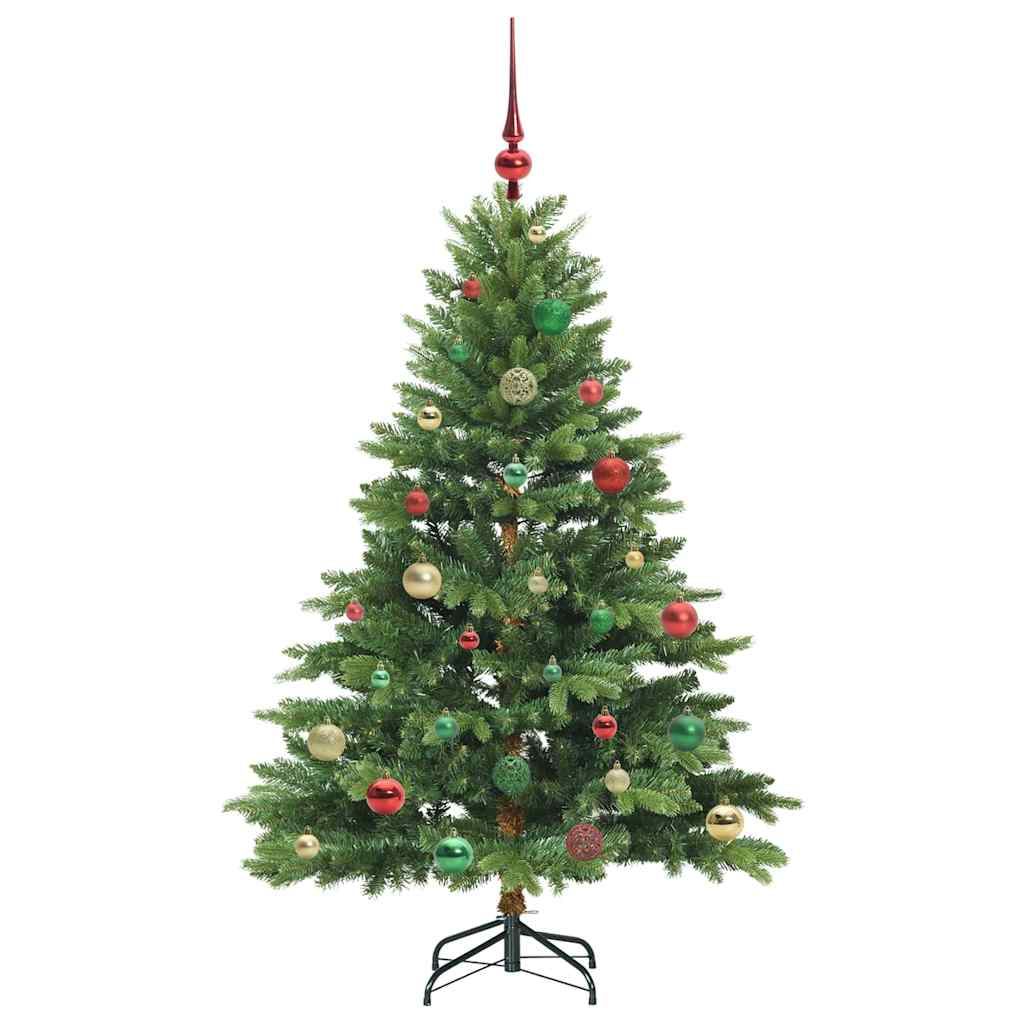 Albero di Natale artificiale con 150 LED Verde 150 cm PE e PVC 3397544