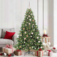 Albero di Natale artificiale con 300 LED Verde 180 cm PE e PVC 3397547