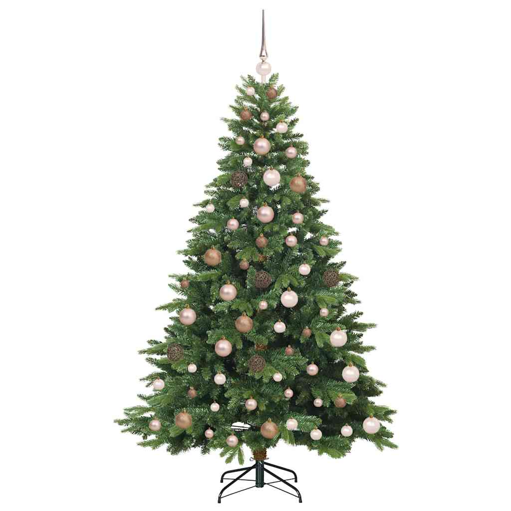 Albero di Natale artificiale con 300 LED Verde 180 cm PE e PVC 3397547