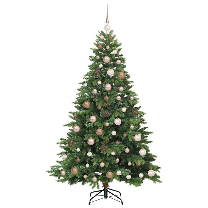 Albero di Natale artificiale con 300 LED Verde 180 cm PE e PVC 3397547