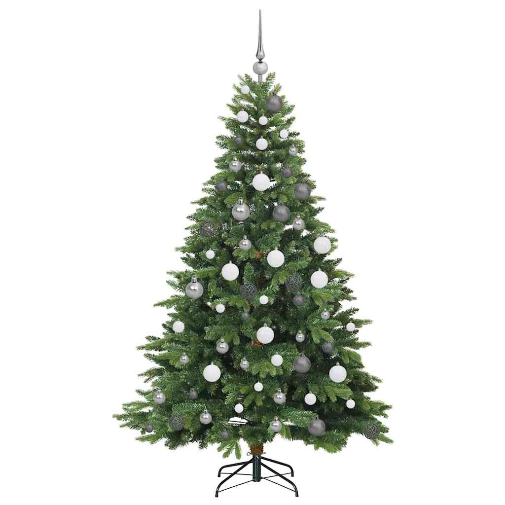 Albero di Natale artificiale con 300 LED Verde 180 cm PE e PVC 3397548