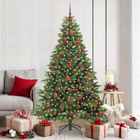 Albero di Natale artificiale con 300 LED Verde 180 cm PE e PVC 3397549