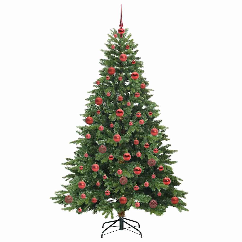 Albero di Natale artificiale con 300 LED Verde 180 cm PE e PVC 3397549