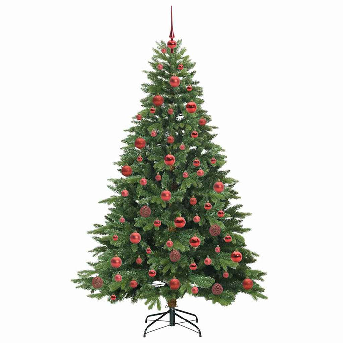 Albero di Natale artificiale con 300 LED Verde 180 cm PE e PVC 3397549