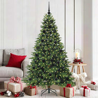 Albero di Natale artificiale con 300 LED Verde 180 cm PE e PVC 3397550