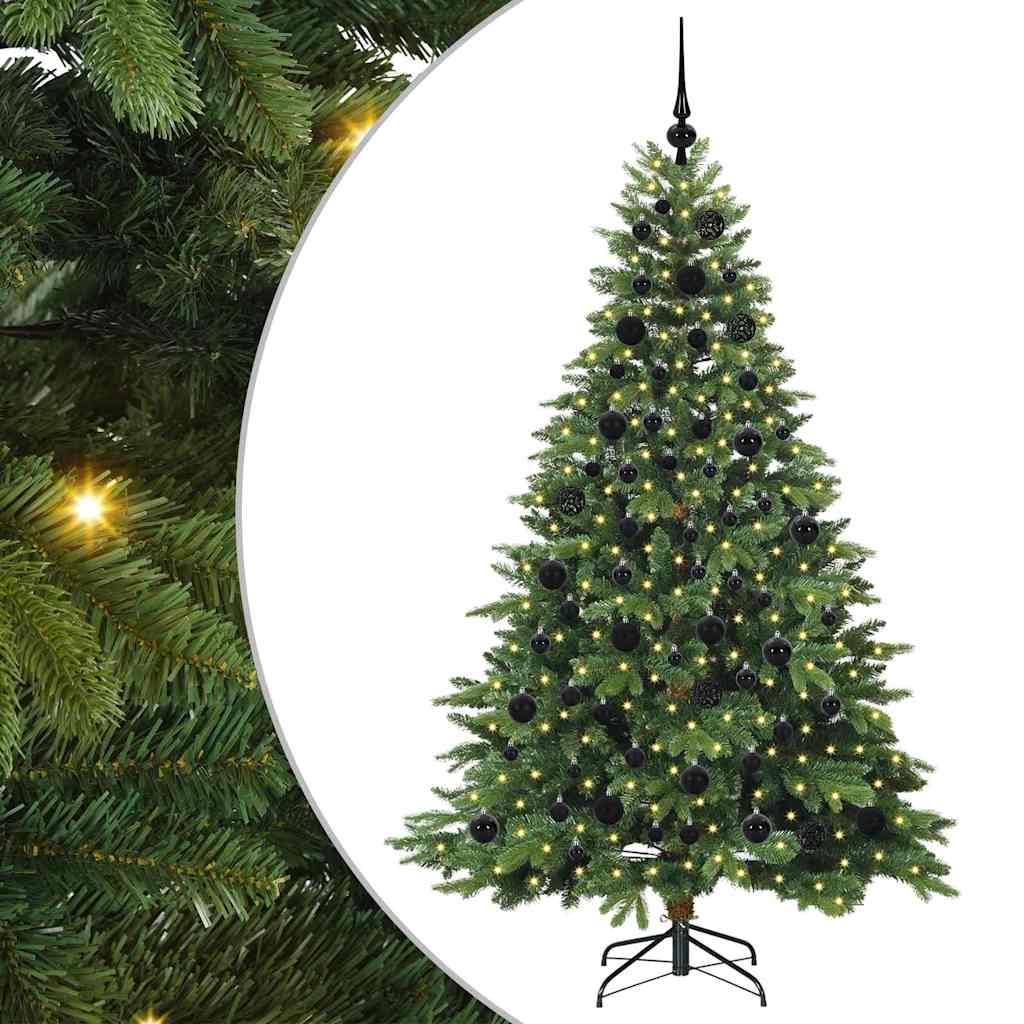 Albero di Natale artificiale con 300 LED Verde 180 cm PE e PVC 3397550