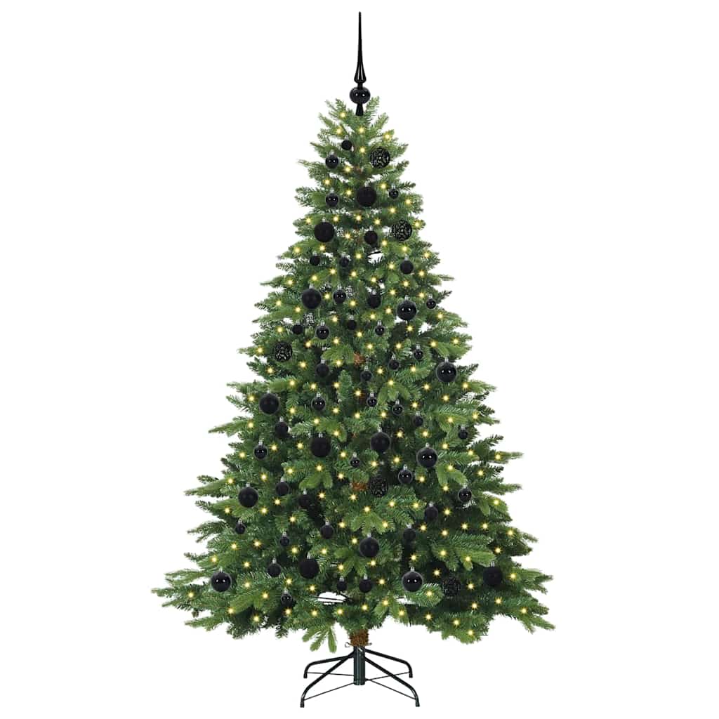 Albero di Natale artificiale con 300 LED Verde 180 cm PE e PVC 3397550
