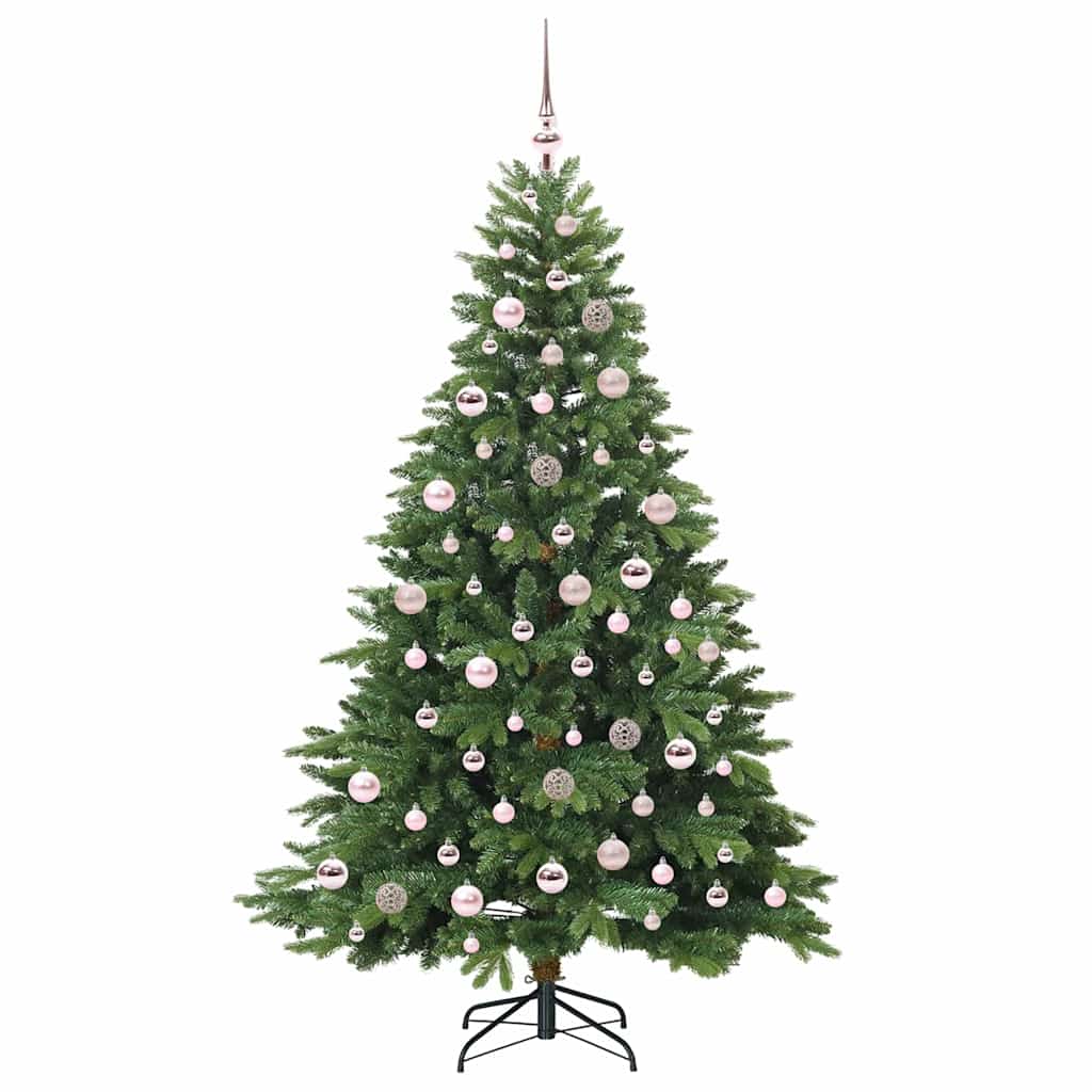 Albero di Natale artificiale con 300 LED Verde 180 cm PE e PVC 3397551