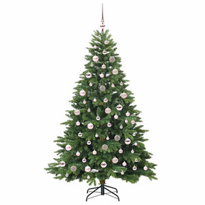 Albero di Natale artificiale con 300 LED Verde 180 cm PE e PVC 3397551