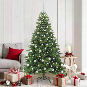Albero di Natale artificiale con 300 LED Verde 180 cm PE e PVC 3397552