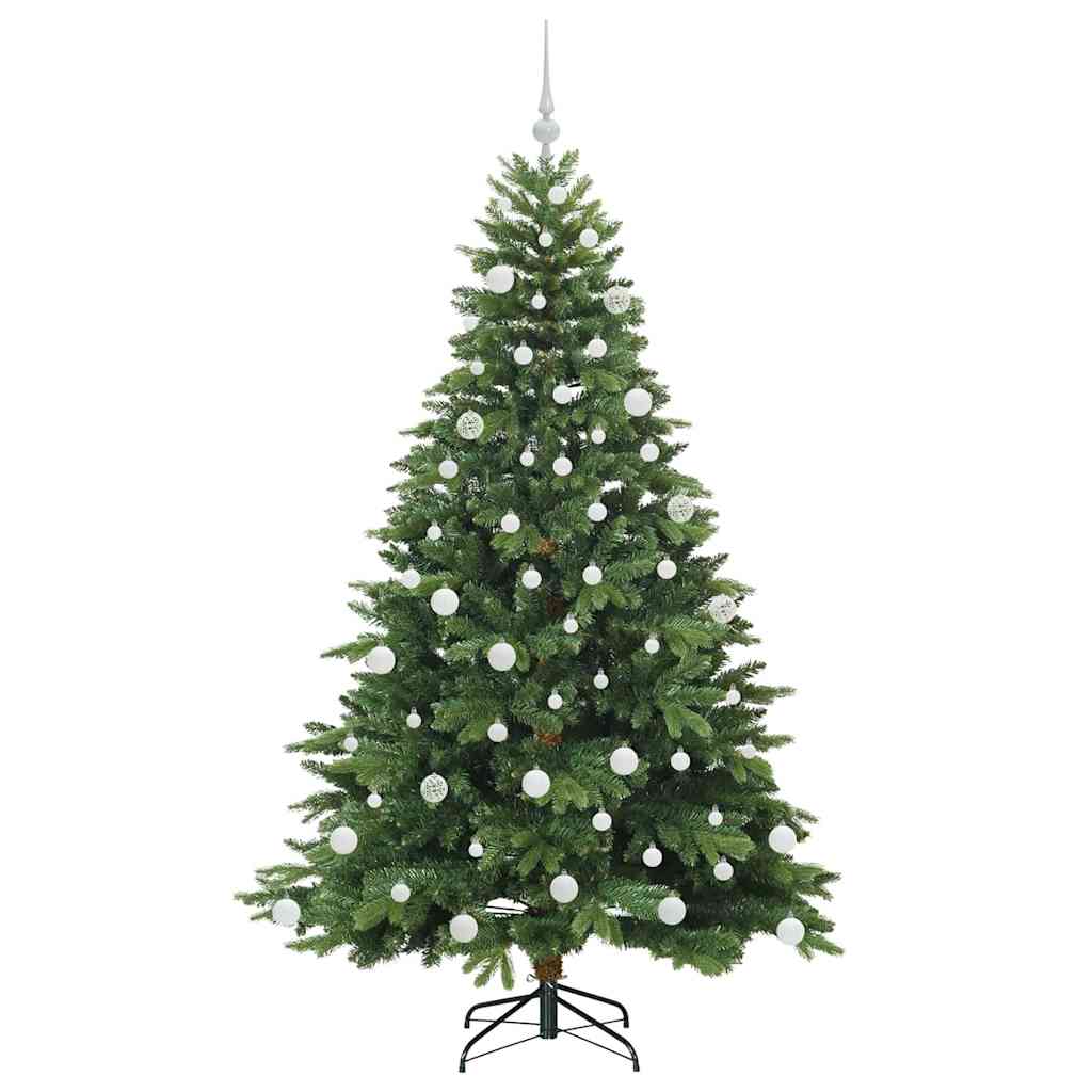 Albero di Natale artificiale con 300 LED Verde 180 cm PE e PVC 3397552