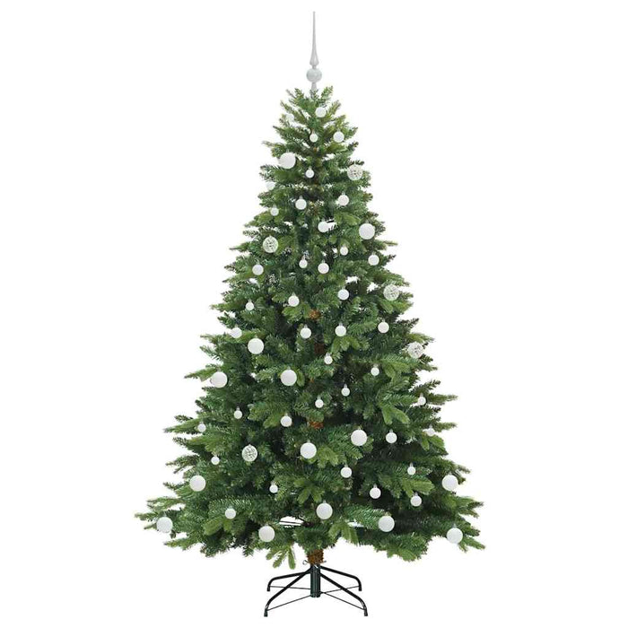 Albero di Natale artificiale con 300 LED Verde 180 cm PE e PVC 3397552