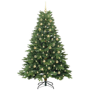 Albero di Natale artificiale con 300 LED Verde 180 cm PE e PVC 3397553