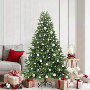 Albero di Natale artificiale con 300 LED Verde 180 cm PE e PVC 3397554