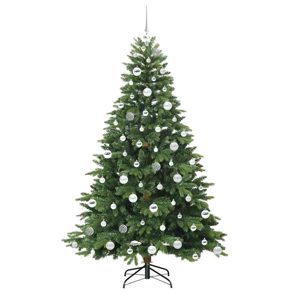 Albero di Natale artificiale con 300 LED Verde 180 cm PE e PVC 3397554