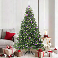 Albero di Natale artificiale con 300 LED Verde 180 cm PE e PVC 3397555