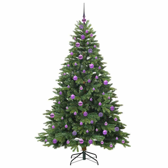 Albero di Natale artificiale con 300 LED Verde 180 cm PE e PVC 3397555