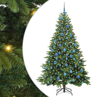 Albero di Natale artificiale con 300 LED Verde 180 cm PE e PVC 3397556