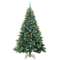 Albero di Natale artificiale con 300 LED Verde 180 cm PE e PVC 3397556